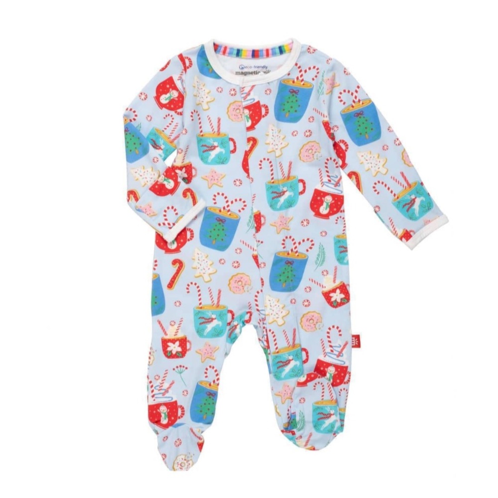Magnetic Me || “Wake me Up before you Cocoa” Modal Footie pajama